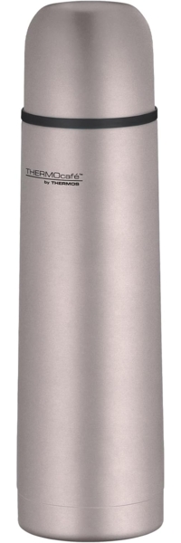 THERMOcafé by THERMOS TC BEVERAGE BOTTLE rose mat 0,50l, Thermosflasche mit Becher aus Edelstahl, 12h heiß & 24h kalt, Auslaufsicher, für Schule, Unterwegs & Büro