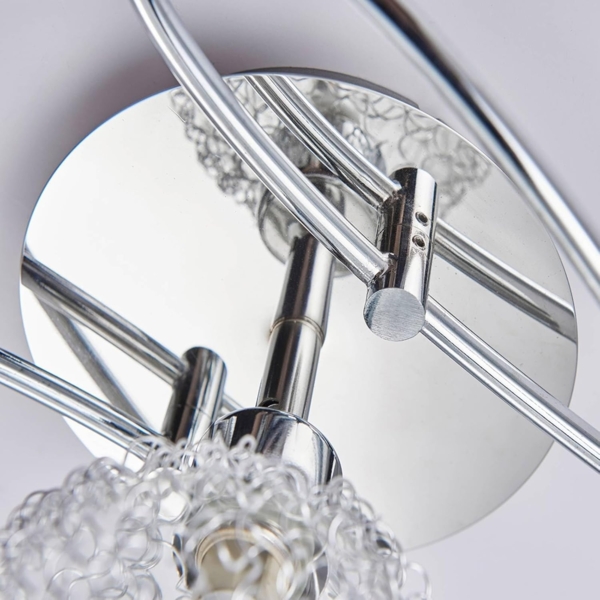 Lindby Deckenleuchten Ticino, Metall, Chrom IP20, 5 x 3 W LED Bild 6