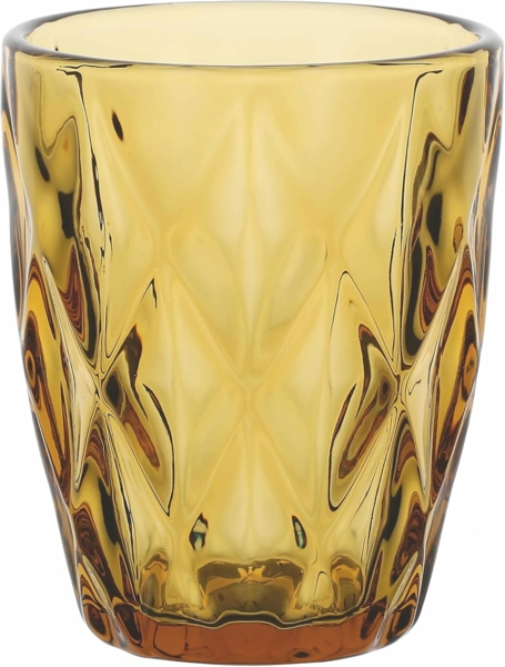 Trink Glas Amber Diamond Tumbler 270 ml