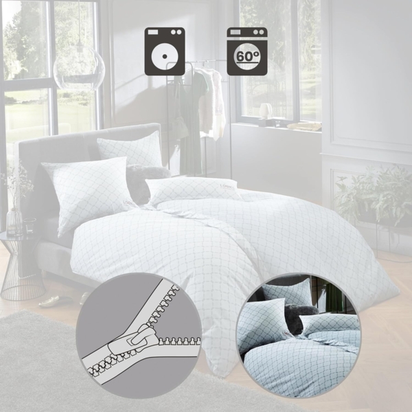 LOOKS by Wolfgang Joop Bettwäsche Bettwäsche, Mako-Satin, 2 teilig, Grafik Bild 5