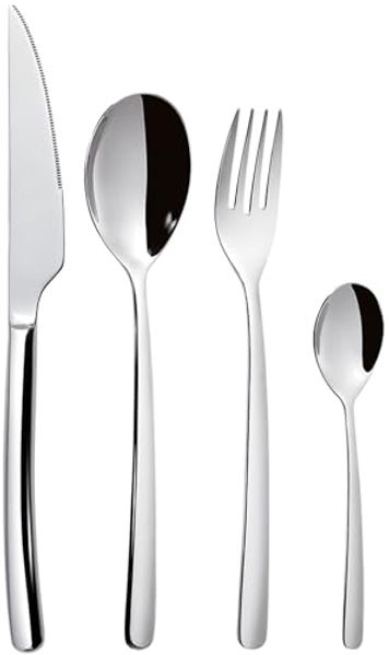 Comas Besteckset Cuba 24-tlg, Tafelbesteck, Spiegelfinish, Edelstahl, 2764