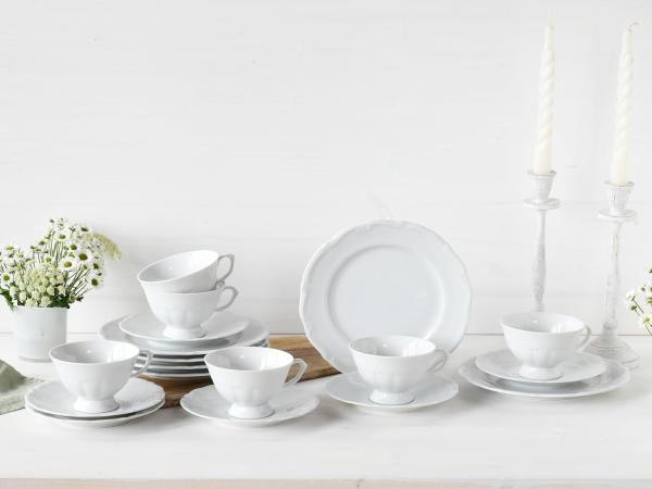 CreaTable Tafelservice Maria Theresia Kaffeeservice (18-tlg), 6 Personen, Porzellan Bild 4