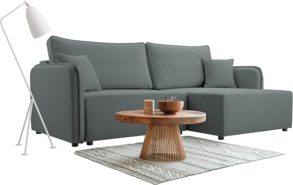 Ecksofa Maylana (Farbe: Velo 635, Seite: Rechts)