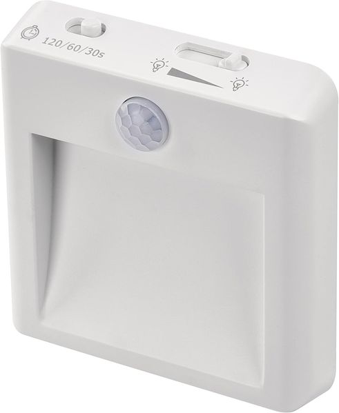 Emos P3319 Steck-Nachtlicht quadratisch mit Bewegungssensor 1x0 5W LED 3000K weiß