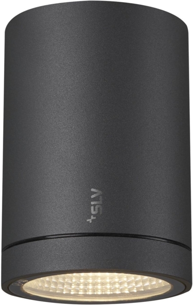 SLV No. 1003426 ENOLA ROUND S Outdoor LED Deckenaufbauleuchte anthrazit IP 65