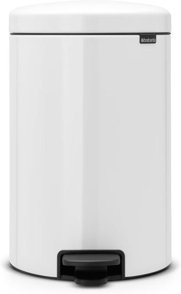 Brabantia 'NewIcon' Treteimer, White, 20 Liter