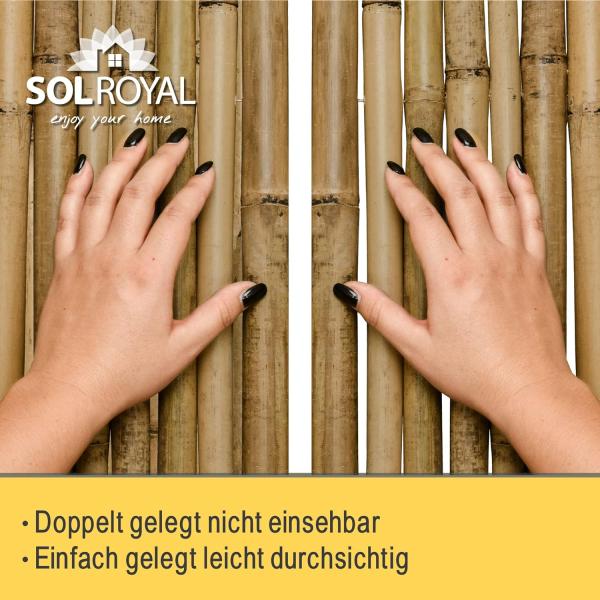 Sol Royal SolVision Premium B38 Sichtschutzmatte Bambus 160cm, 250cm Bild 5