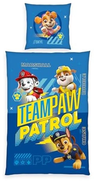 Paw Patrol Bettwäsche 135 x 200 cm Baumwolle Kinder Bettset 2 teilig Wendemotiv
