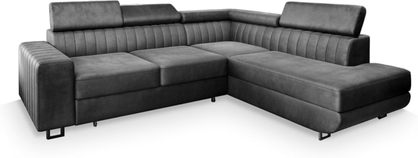 Masseno Ecksofa NOLA mit Schlaffunktion L-Form, Sofa mit Bettkasten