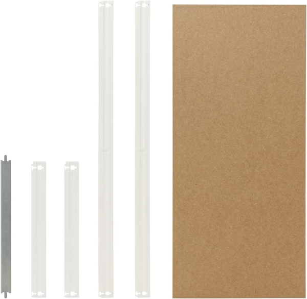 shelfplaza HOME 60x40 cm Fachboden-Set in weiß für HOME Schwerlastregale mit 175 kg Traglast pro Boden