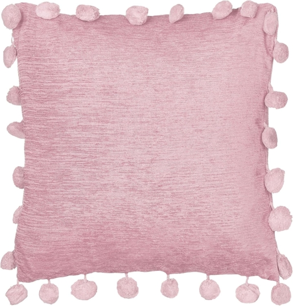 Kissen 2er Set Ohne Muster JASMINE 45 x 45 cm Rosa