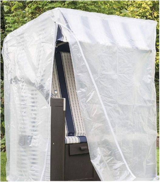 Schutzhülle transparent Strandkorb,ca. 130 x 100 x 170-134