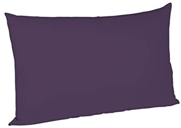 Fleuresse Mako-Satin-Kissenbezug uni colours lavendel 6062