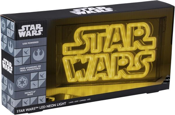 Star Wars LED Neon Licht - Offiziell lizenziertes freistehendes oder wandmontierbares Lichtzeichen - Gaming-Raum-Zubehör & Film-Memorabilia-Deko