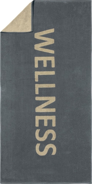 Erwin Müller Saunatuch Saunatuch, Walkfrottier (1-St), Walk-Frottier Schriftzug