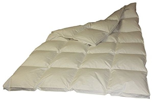 Belladream Daunenbett Daunendecke 155x220 cm 100% neue weiße Daunen