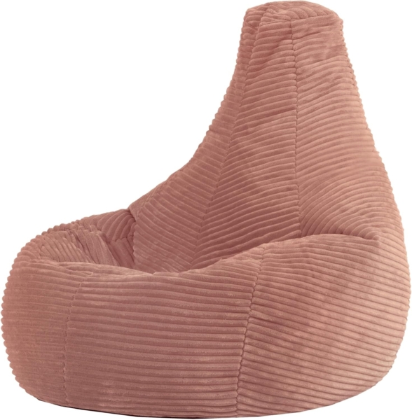icon Sitzsack Sitzsack Sessel aus Cord Flauschig für Kinder „Dalton", 69 x 59 x 65 cm, Made in Germany, für Kinderzimmer
