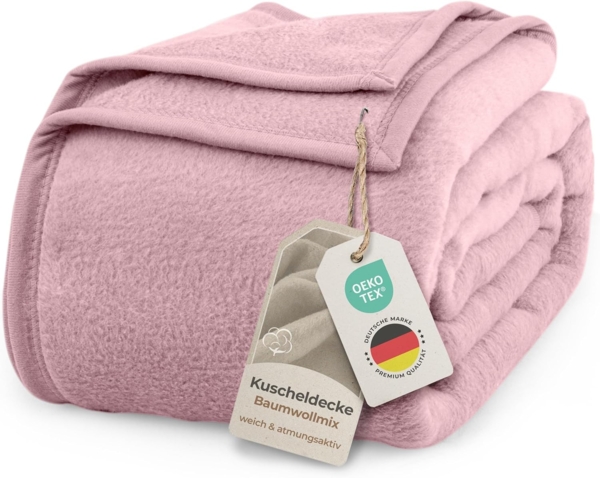 Wohndecke Wohndecke aus Baumwolle - Kuscheldecke, Baumwolldecke -, Laynenburg, Decke als Sofa-decke, Couchdecke, Wolldecke aus Baumwollmix