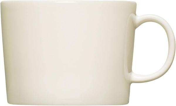Kaffee-Obertasse – 220 ml - Weiss Teema white Iittala Kaffeetasse - Mikrowellengeeignet Backofengeeignet geeignet, Spülmaschinengeeignet