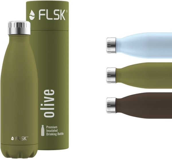 FLSK Isolierflasche FLSK 500 ml olive
