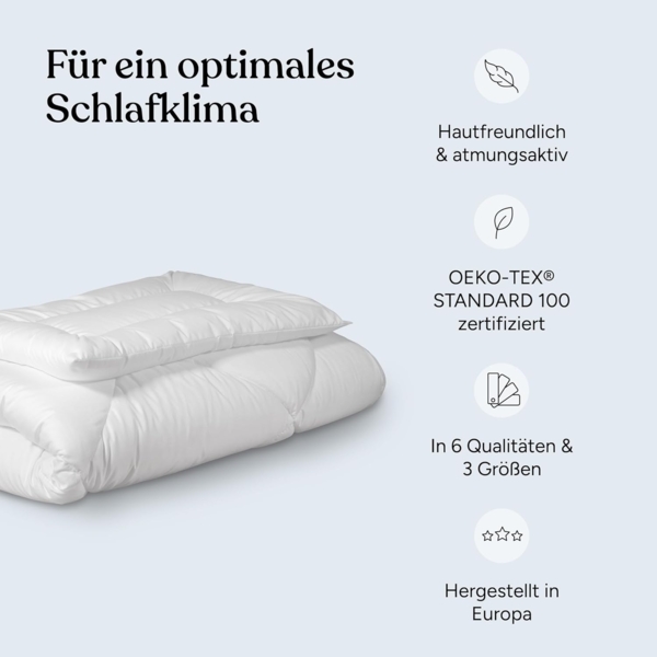 Ehrenkind Steppbett + Kopfkissen Kinder-Steppbetten-Set Kochfest, Kinder-Decke + Kissen, Bezug: Standard-Set, Steppbetten-Set 135x200, Bettdecke + Kissen 80x80 cm Bild 3