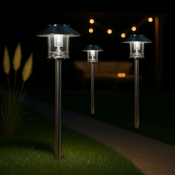 MeLiTec LED Solarleuchte Solar-Gartenleuchte, SO26, Prag, nein