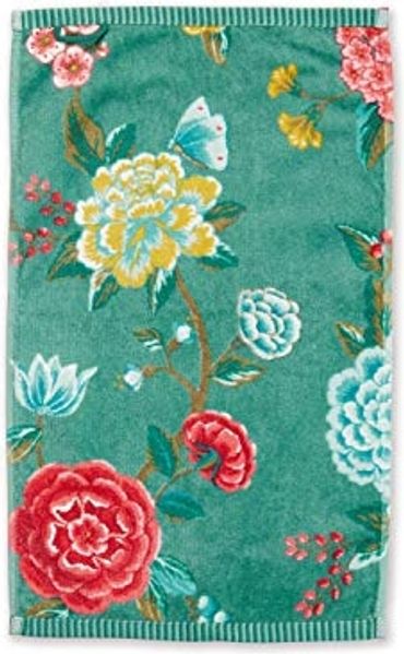 PiP Studio Gästehandtuch Good Evening_Green_UV_UV_30x50 1 Gästehandtuch 30 x 50 cm, Frottier (1-St), Gästetuch Gästehandtuch