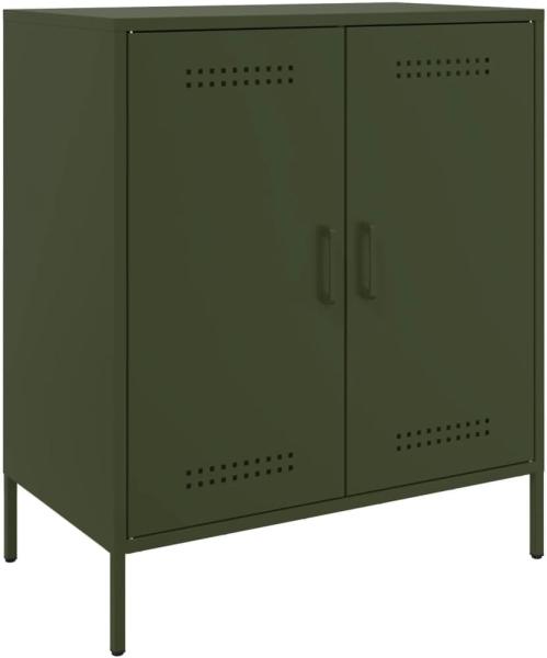 Sideboard Olivgrün 68x39x79 cm Stahl