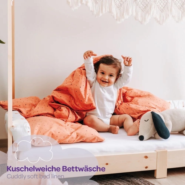 Bettwäsche Jersey Garden 80/80 + 35/40 cm Bild 5