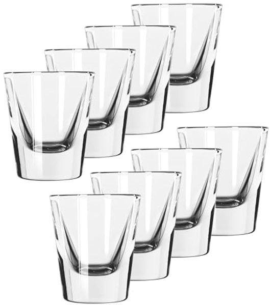 Annastore Schnapsglas 8 x Schnapsgläser - Shotgläser - Stamperl - Pinnchen - Likörgläser, Schnapspinnchen