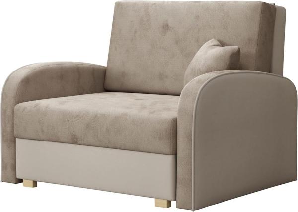 Schlafsofa Victor Soft I (Farbe: Mono 232 + Sorriso 5) Bild 1