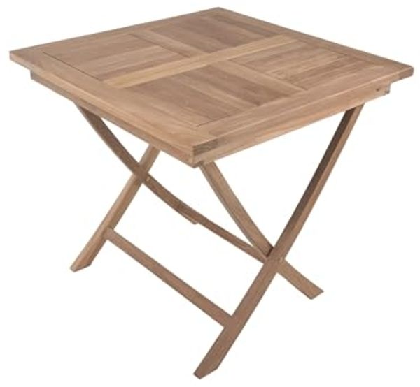 Garden Pleasure Teak Klapptisch CIDORA Tisch Beistelltisch Garten Terrasse