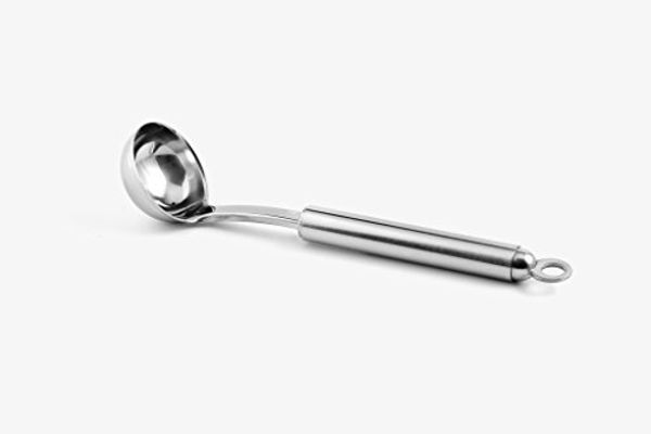 Weis 13856 Schöpflöffel Mini-Serie 20 ml, Edelstahl, Silber, 21x4. 8x4. 8 cm