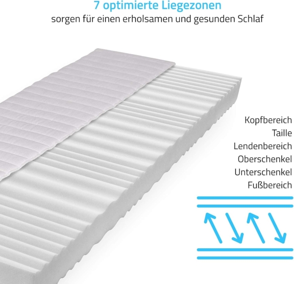 HOME DELUXE LED Bett mit Schubladen und Matratze NUBE - 180 x 200 cm Schwarz Bild 4