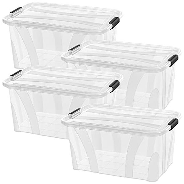 SIENA HOME Aufbewahrungsbox Anzio 14 l 4er-Set