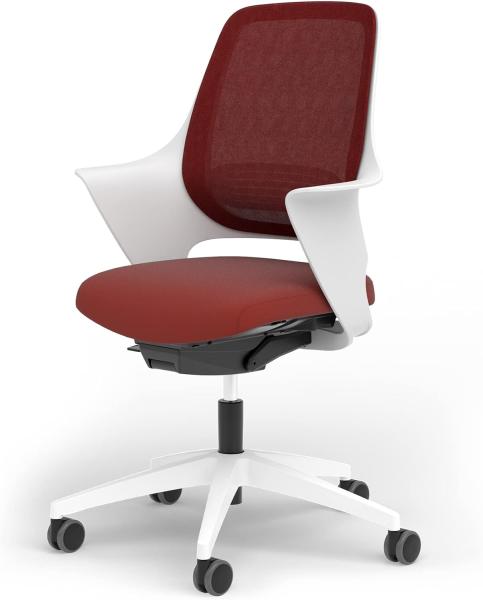 Ergotopia® WellBack, Ergonomischer Bürostuhl Made in Germany, Bequemer Schreibtischstuhl mit Lordosenstütze und Synchronmechanik, für Büro und Homeoffice