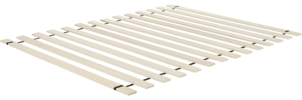 Bett mit Lattenrost MILLAY 140 x 200 cm Stoff Cremeweiß Bild 6