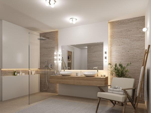 Paulmann 71062 Selection Bathroom Deckenleuchte Gove Chrom Satin 3-flammig G9 IP44 Bild 5