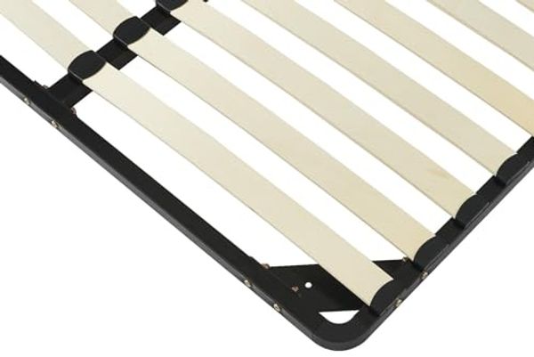 Vente-unique - KALISTA Lattenrost und Bettrahmen Metall Schwarz - B 118 cm3,8 cm x H 5 cm25 cm x L 198 cm3,8 cm Bild 2
