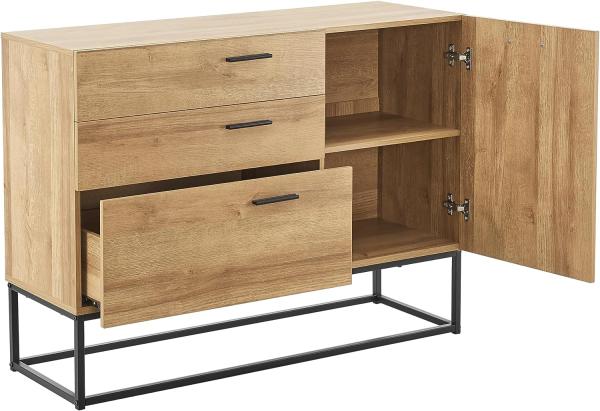 Sideboard Lavangen 75x100x35 cm Eicheoptik [en. casa] Bild 5