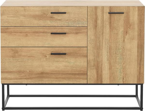 Sideboard Lavangen 75x100x35 cm Eicheoptik [en. casa] Bild 4