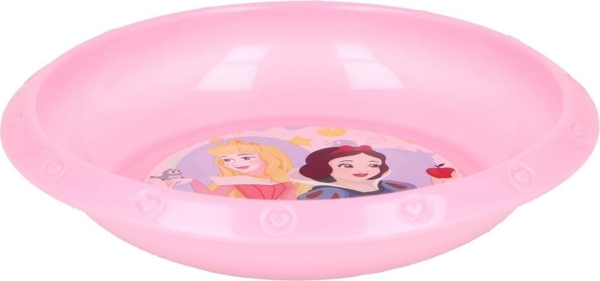 Disney Princess Plastikschale für Mädchen, rosafarben, widerstandsfähig gegen versehentliche Stöße und wiederverwendbar Bild 2