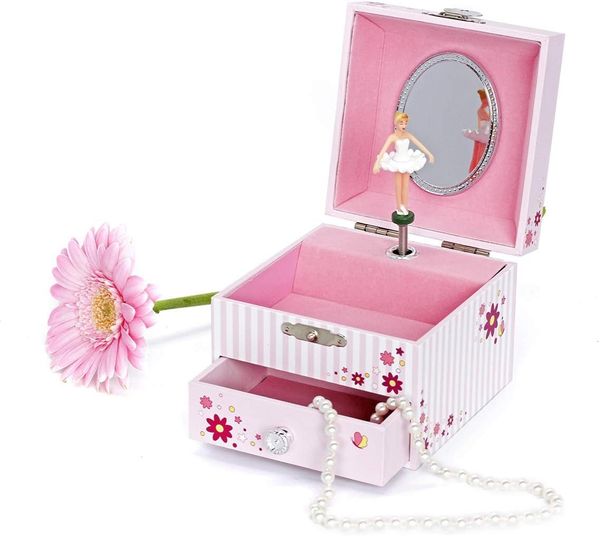 Phosphoreszierende Spieldose Ballerina Klein - Leuchtet in der Nacht