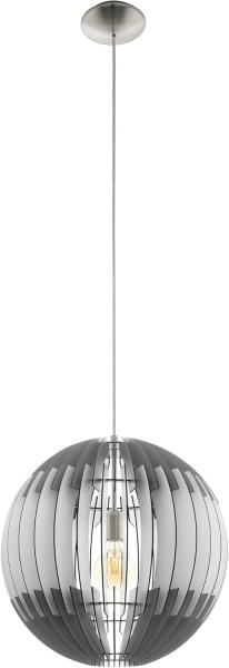 Eglo 96747 Hängeleuchte Lamellenlampe OLMERO Ø 40cm dimmbar in grau, weiß