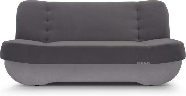 MOEBLO Schlafsofa Pafos, Sofa Kippsofa Klappsofa Clic-Clack, mit Schlaffunktion, mit Bettkasten