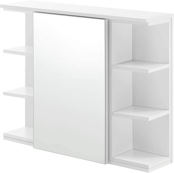 Badezimmerschrank Harstad 64x80x20 cm Weiß [en. casa]
