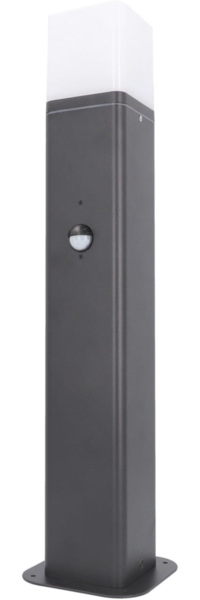 Unitec Wegeleuchte M E27 mit Dämmerungssensor anthrazit 50 cm