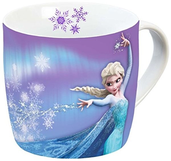 Disney 12753 Elsa Porzellantasse, mehrfarbig, 11,5 x 8 x 8 cm