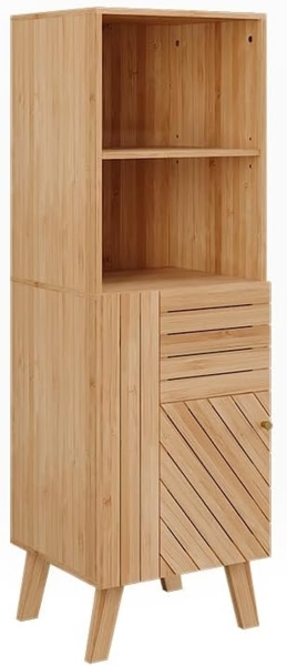 Midischrank Lucie Bambus 40 x 124 cm Vicco