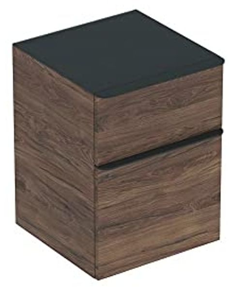 GEBERIT SMYLE SQUARE Seitenschrank 45 cm breit, Braun dunkel
